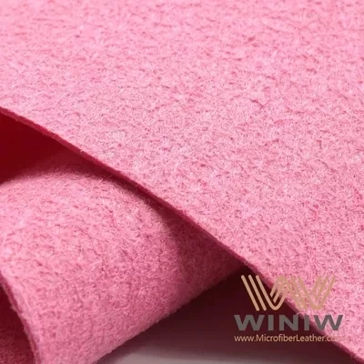 Rask skitt-fjernende rosa syntetisk chamois skinnbilviskere