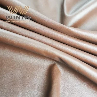 Myk mikrofiber syntetisk vegansk skinnstoffplagg skinn